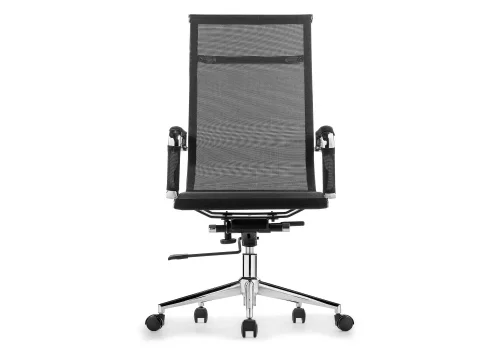 Компьютерное кресло Reus сетка black 15213 Woodville, чёрный/сетка, ножки/металл/хром, размеры - *1180***540*600 фото 4