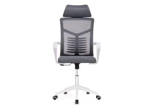 Компьютерное кресло Montana dark gray / white 15619 Woodville, серый/сетка, ножки/пластик/белый, размеры - *1280***620*580 фото 4