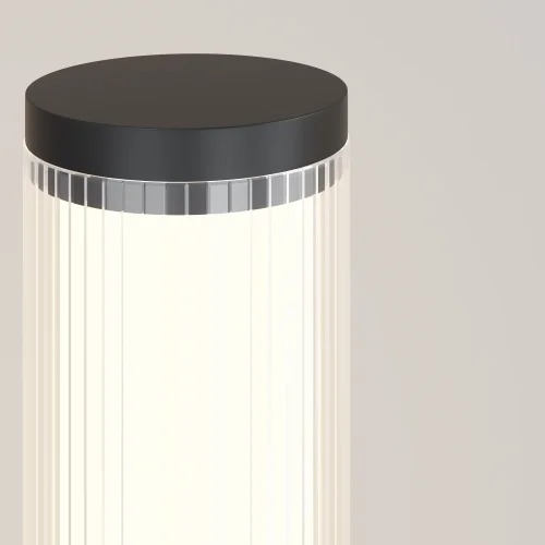 Парковый светильник LED Ster O467FL-L50B3K Maytoni уличный IP чёрный на 1 лампу, плафон белый в стиле современный хай-тек LED фото 3