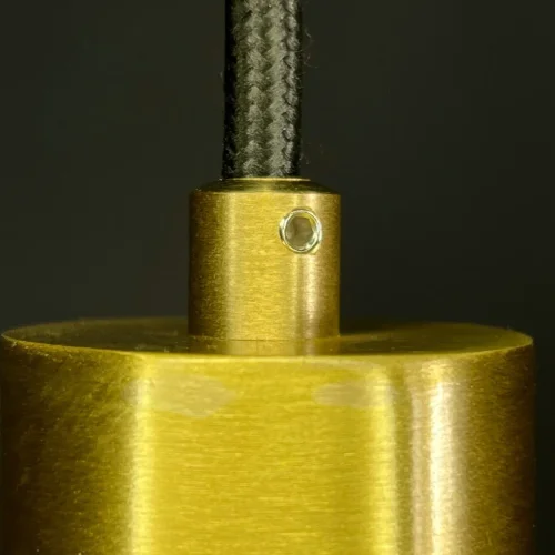 Светильник подвесной GLADYS brass 186799-23 ImperiumLoft прозрачный 1 лампа, основание латунь в стиле современный арт-деко  фото 3