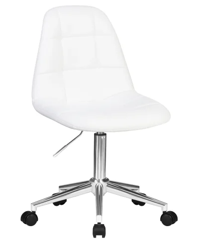 Офисное кресло набор 2 шт. SET-2 9800-LM MONTY, цвет белый Dobrin, /экокожа, ножки/металл/хром, размеры - 820*930***620*620 фото 2 Офисное кресло набор 2 шт. SET-2 9800-LM MONTY, цвет белый Dobrin, /экокожа, ножки/металл/хром, размеры - 820*930***620*620 фото 2