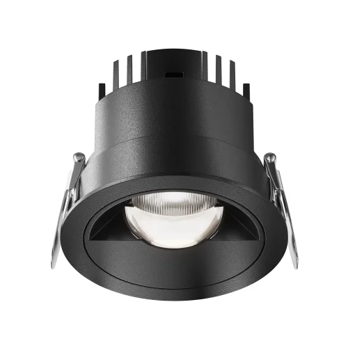 Светильник точечный LED Parete DL100-12W2.7-3-4K-RD-B Maytoni чёрный на 1 лампу, основание чёрное в стиле современный хай-тек круглый