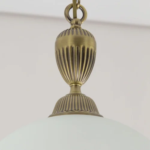 Светильник подвесной Латур CL413211 Citilux белый 1 лампа, основание бронзовое в стиле классический  фото 9