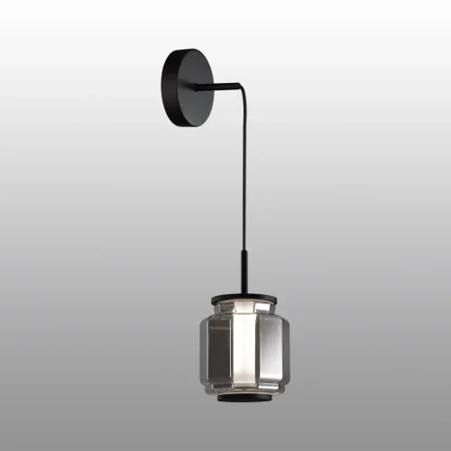 Светильник подвесной LED Jam 5408/5L Odeon Light  1 лампа, основание чёрное в стиле хай-тек  фото 7