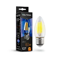 Лампа LED Crystal 7046 Voltega VG10-C1E27warm6W-F  E27 6вт