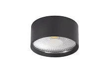 Светильник накладной LED CLT 525C95 BL 4000K Crystal Lux чёрный 1 лампа, основание чёрное в стиле современный круглый