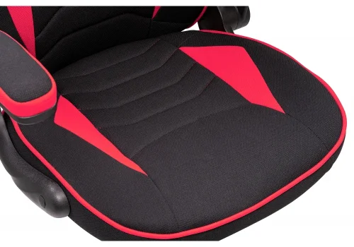 Кресло игровое Plast 1 red / black 11912 Woodville, красный/ткань, ножки/пластик/чёрный, размеры - *1270***670*600 фото 7