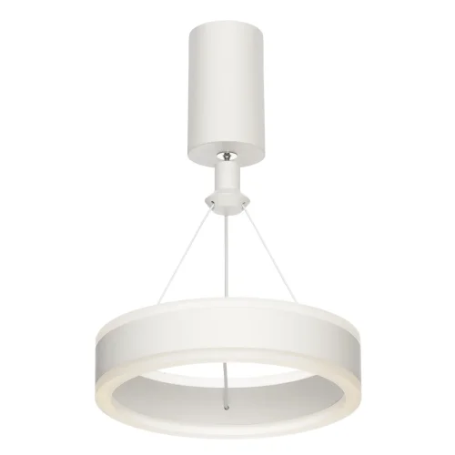 Светильник подвесной LED Дуэт CL719010 Citilux белый 1 лампа, основание белое в стиле хай-тек современный  фото 3