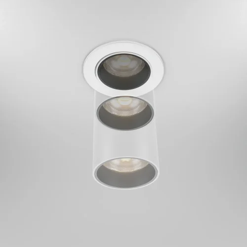 Светильник точечный LED Focus Led DL125-L12-3K-W Maytoni белый на 1 лампу, основание белое в стиле современный хай-тек круглый фото 3