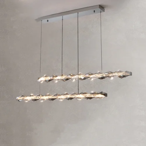 Светильник подвесной JENNIFER LONG B 223617-23 ImperiumLoft прозрачный на 2 лампы, основание хром в стиле современный минимализм Светильник подвесной JENNIFER LONG B 223617-23 ImperiumLoft прозрачный на 2 лампы, основание хром в стиле современный минимализм