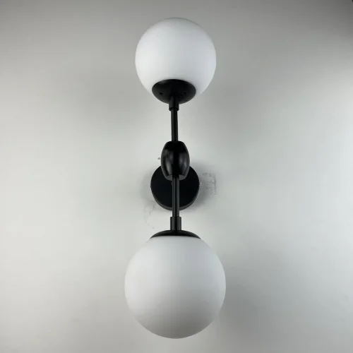 Бра Modo 84941-22 ImperiumLoft белый на 2 лампы, основание чёрное в стиле современный арт-деко  фото 7