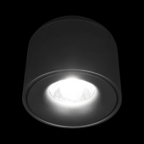 Светильник накладной LED Tictac 10219 Black 4000K LOFT IT чёрный 1 лампа, основание чёрное в стиле современный круглый фото 2