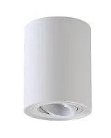 Светильник накладной CLT 410C1 WH Crystal Lux белый 1 лампа, основание белое в стиле современный круглый