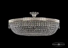 Люстра потолочная хрустальная 19013/80IV GW Bohemia Ivele Crystal прозрачная на 10 ламп, основание золотое в стиле классика sp