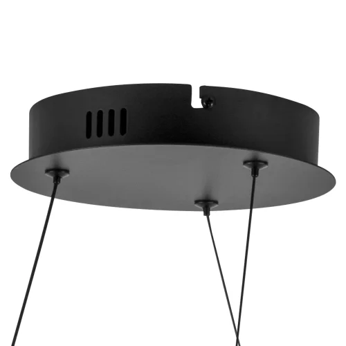 Светильник подвесной LED Corinto 637067 Lightstar белый на 1 лампу, основание чёрное в стиле хай-тек современный гибкий неон фото 4