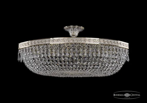 Люстра потолочная хрустальная 19013/80IV GW Bohemia Ivele Crystal прозрачная на 10 ламп, основание золотое в стиле классика sp