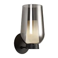 Бра Nora 8288 Mantra хром 1 лампа, основание чёрное в стиле современный 