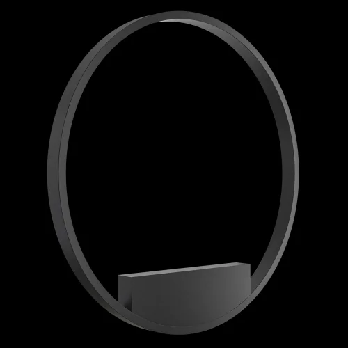 Бра LED Rim MOD058WL-L35B4K Maytoni чёрный на 1 лампа, основание чёрное в стиле минимализм современный кольца фото 2