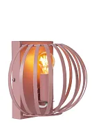 Бра Merlina 78293/01/66 Lucide розовый 1 лампа, основание розовое в стиле современный 