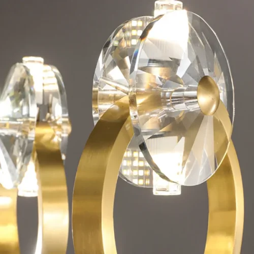 Люстра потолочная ADONICA CH B L12 193013-23 ImperiumLoft прозрачная на 12 ламп, основание латунь в стиле современный фото 4