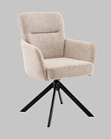 Стул обеденный Rue, светло-серый УТ000041381 Stool Group, серый/рогожка, ножки/металл/чёрный, размеры - *880****