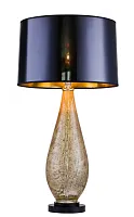 Настольная лампа Harrods T932.1 Lucia Tucci синяя 1 лампа, основание синее стекло металл в стиле классический 