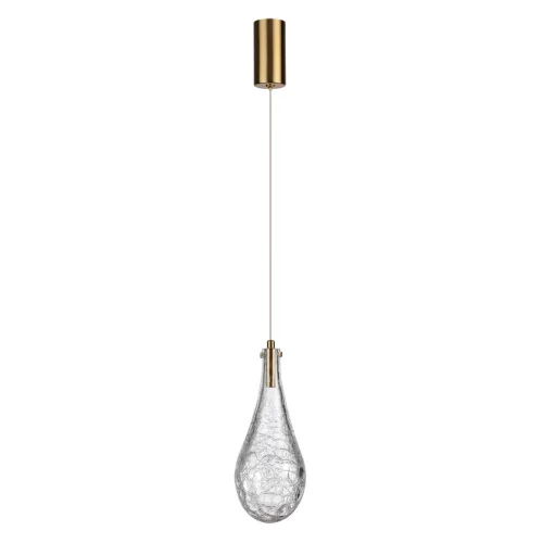 Светильник подвесной Braid 7147/5L Odeon Light прозрачный на 1 лампу, основание бронзовое в стиле классический современный выдувное Светильник подвесной Braid 7147/5L Odeon Light прозрачный на 1 лампу, основание бронзовое в стиле классический современный выдувное