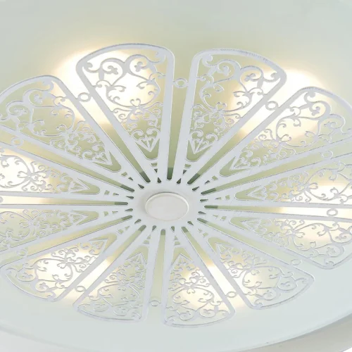 Светильник потолочный LED Incarnatio 2601-5C Favourite белый 6 ламп, основание белое серебряное в стиле прованс  фото 2