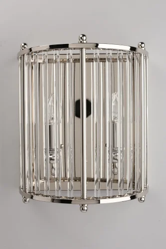 Бра Joanna APL.726.01.02 Aployt прозрачный на 2 лампы, основание хром в стиле современный  фото 5