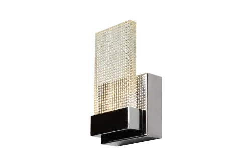 Бра LED Pixel D4411-1 CR iLedex прозрачный на 1 лампу, основание хром в стиле хай-тек современный фото 2