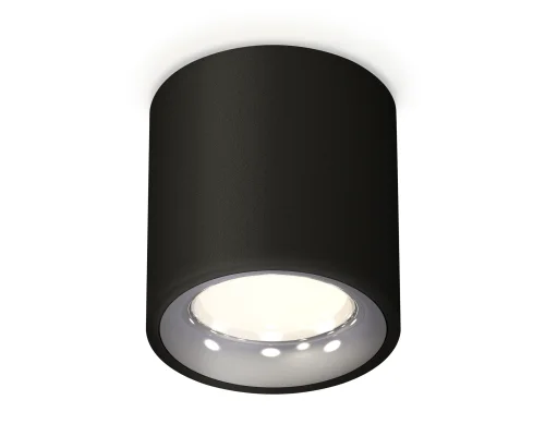 Светильник накладной Techno spot XS7532022 Ambrella light чёрный 1 лампа, основание чёрное в стиле хай-тек современный круглый