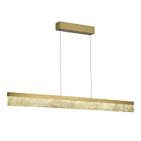 Светильник подвесной LED Splendid SL6234.303.45 ST-Luce золотой янтарный на 1 лампу, основание латунь в стиле хай-тек 