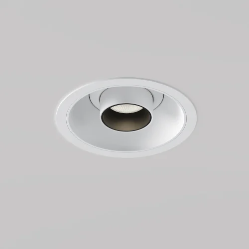 Светильник точечный LED Focus T C140RS-L300-7W4K-W Maytoni белый на 1 лампу, основание белое в стиле современный хай-тек трубочки фото 4