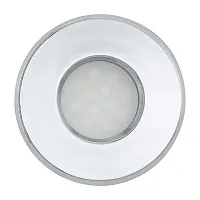 Светильник LED Встраиваемый IGOA 93215 Eglo хром на 1 лампу, основание хром серое в стиле современный 