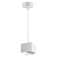 Светильник подвесной LED Patera 358657 Novotech белый на 1 лампу, основание белое в стиле хай-тек 