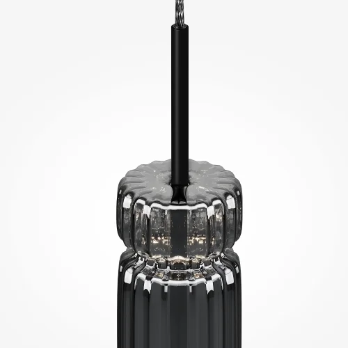 Светильник подвесной LED Ordo MOD272PL-L12B3K1 Maytoni чёрный 1 лампа, основание чёрное в стиле современный трубочки фото 6