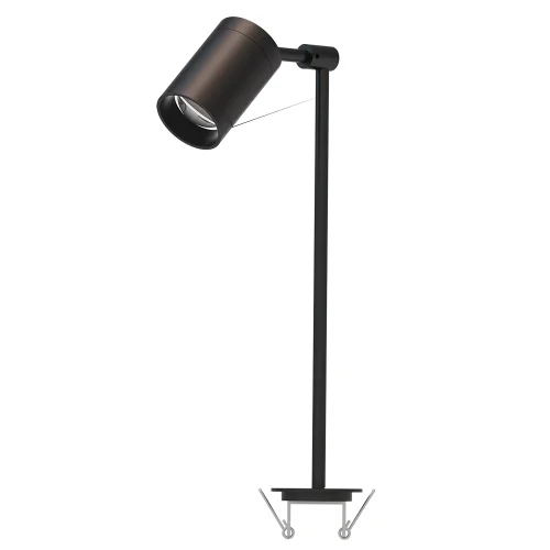 Спот с 1 лампой встраиваемый Presto A6195LT-1BK Arte Lamp чёрный LED в стиле хай-тек современный встраиваемый