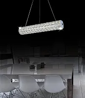 Светильник подвесной LED Faradonne DDP 630-800 Lumina Deco хром 1 лампа, основание хром в стиле современный 