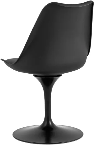 Стул Tulip черный УТ000035972 Stool Group, чёрный/пластик, ножки/металл/чёрный, размеры - ***** фото 6