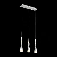 Светильник подвесной LED Bochie SL405.103.03 ST-Luce хром на 3 лампы, основание хром в стиле современный 