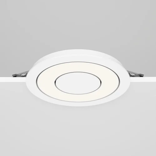 Светильник точечный LED Vector 4000K 12Вт 100° DL102-12W4K-W Maytoni белый на 1 лампу, основание белое в стиле современный хай-тек круглый фото 6