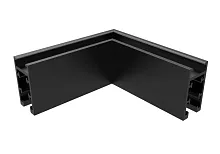 Соединитель для магнитного накладного шинопровода угловой CLT 0.216 04 BL Crystal Lux чёрный в стиле современный для светильников серии Укс5 (Ux5) ux5 узкий магнитный двусторонний