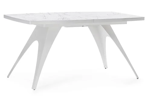 Деревянный стол Лардж 160(200)х90х76 monte belo / белый 551076 Woodville столешница белая из лдсп пластик