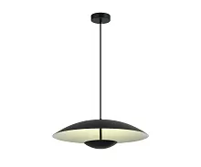 Светильник подвесной LED Синди 08467-45A,19 Kink Light чёрный на 1 лампу, основание чёрное в стиле лофт современный 