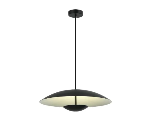 Светильник подвесной LED Синди 08467-45A,19 Kink Light чёрный на 1 лампу, основание чёрное в стиле современный лофт 