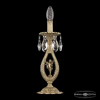 Настольная лампа 72400L/1-33 FP FA5S Bohemia Ivele Crystal без плафона 1 лампа, основание бронзовое металл в стиле классический sp