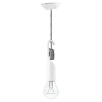 Светильник подвесной Cozy LSP-8547 Lussole без плафона 1 лампа, основание белое в стиле современный 