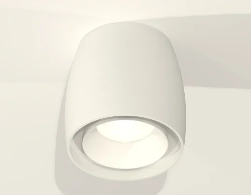 Светильник накладной Techno spot XS1141001 Ambrella light белый 1 лампа, основание белое в стиле хай-тек современный круглый фото 2