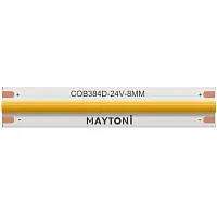 Светодиодная лента 24В COB 12Вт/м 3000К 5м IP 20 201075 Maytoni цвет LED тёплый белый 3000K, световой поток Lm