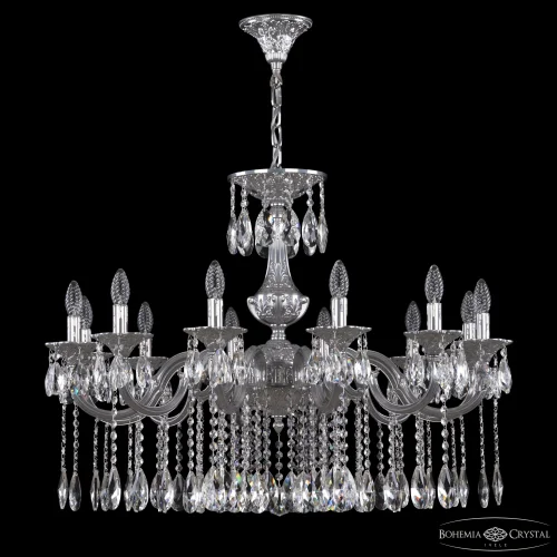 Люстра подвесная AL78101/12/300 A CG Bohemia Ivele Crystal без плафона на 12 ламп, основание никель в стиле классический sp